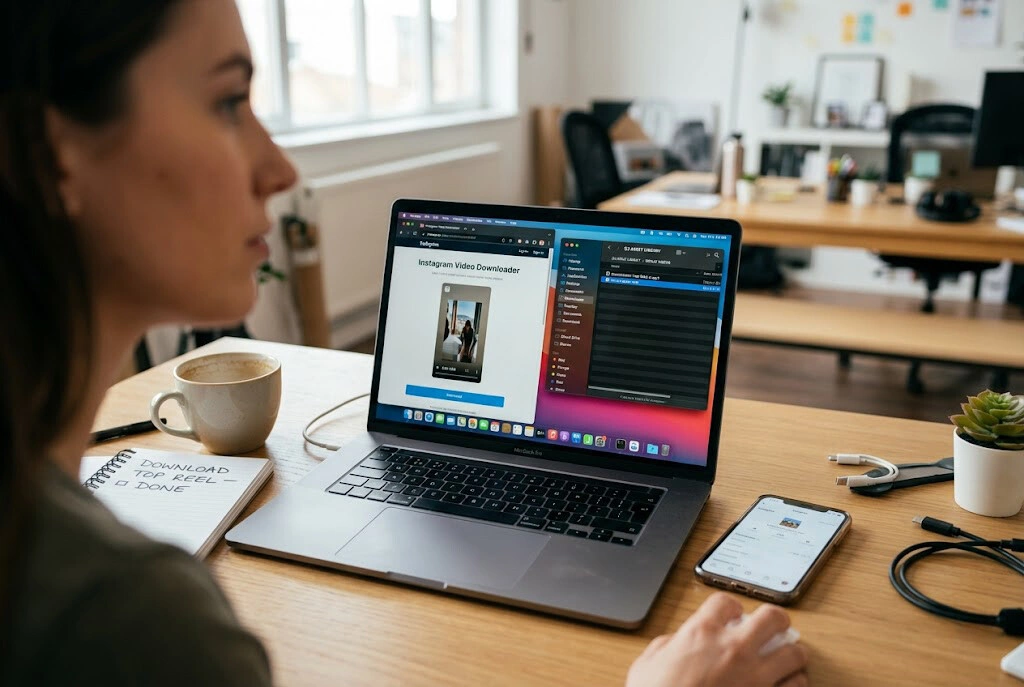 Where a downloaded Instagram clip actually fits in a content workflow