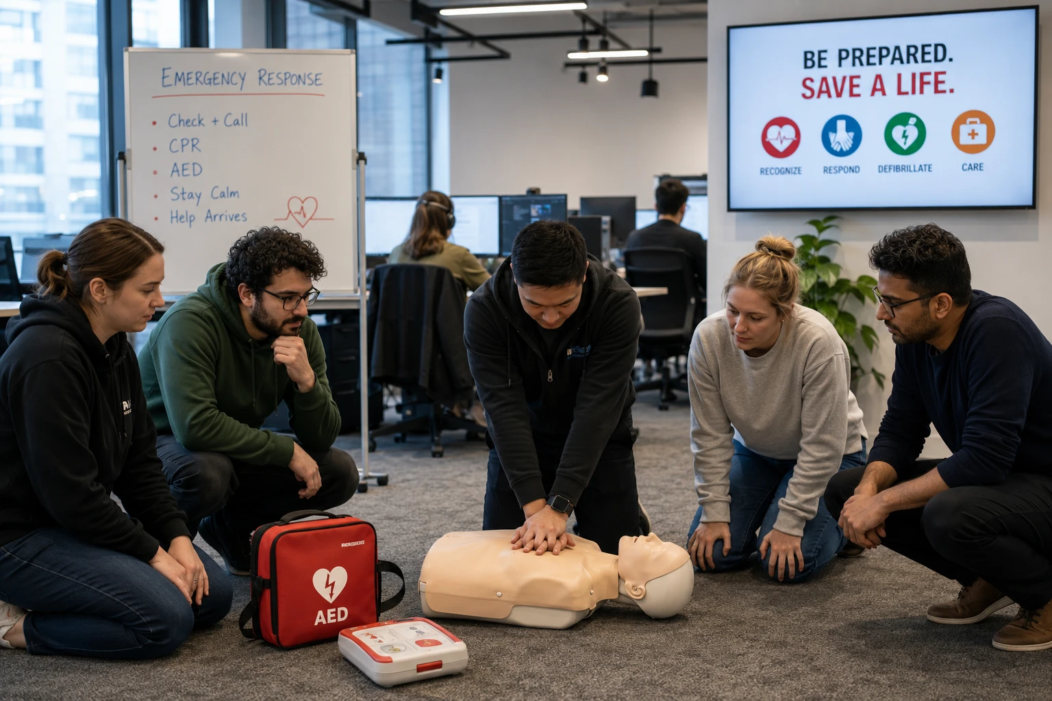 The Hidden Health Risks in Tech: Why Office Workers Need CPR Training Right Now