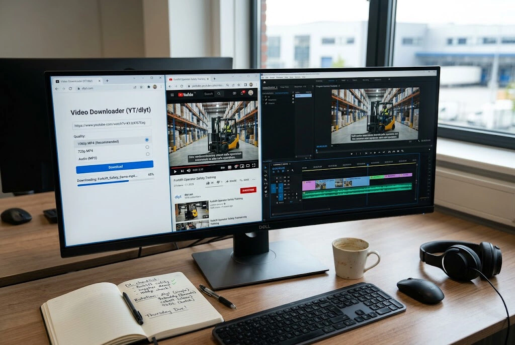 A Tuesday with Mara, who edits training videos for a living