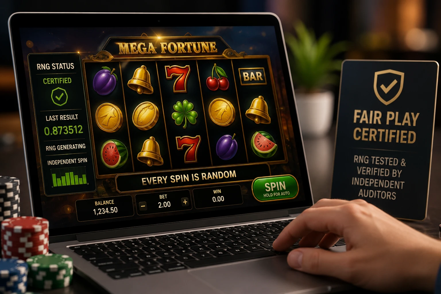 How Random Number Generators Ensure Fair Play in Online Slot Gaming